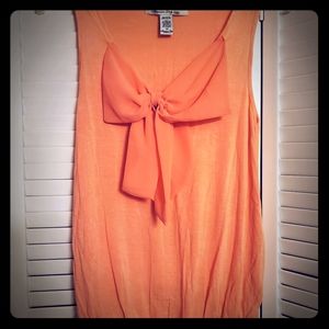 Sleeveless  orange tank